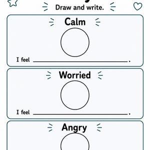 My Feeling Thermometer | Feelings Thermometer | Printable PDF | Digital Download image 6