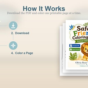 Safari Friends Coloring Pages | Animal Coloring Pages | Printable PDF | Digital Download image 8