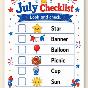 Star Parade-activiteitenpagina's | Activiteitenbladen van 4 juli | Afdrukbare pdf | Digitale download afbeelding 9