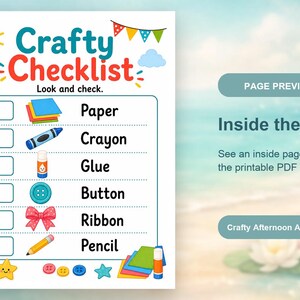 Crafty Sunshine Seiten | Crafty Nachmittag Aktivität Seiten | Druckbare PDF | Digitaler Download Bild 10