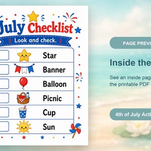 Star Parade-activiteitenpagina's | Activiteitenbladen van 4 juli | Afdrukbare pdf | Digitale download afbeelding 10