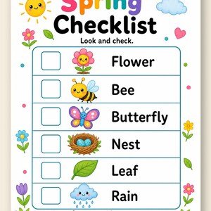 Activiteitenpagina's lentetuin | Activiteitsbladen lente | Afdrukbare pdf | Digitale download afbeelding 9