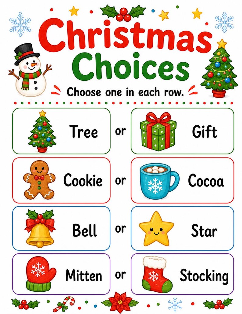 Cozy Christmas Activity Pages | Christmas Activity Sheets | Printable PDF | Digital Download image 6
