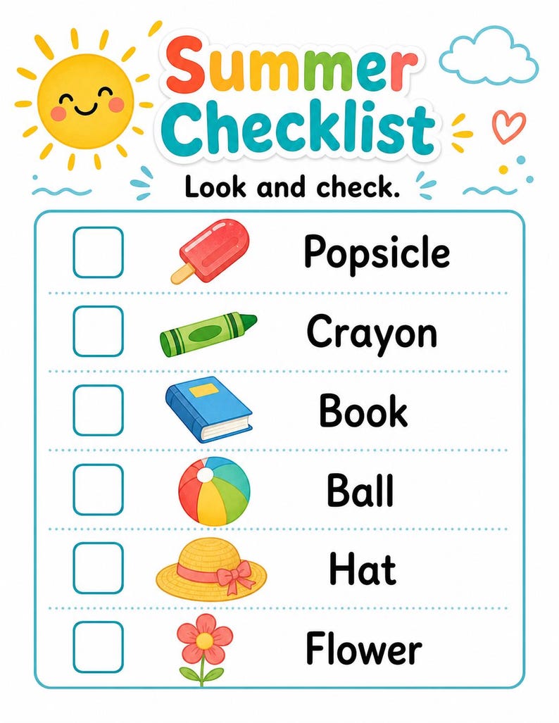 Summer Break Busy Pages | Summer Break Activities for Kids | Printable PDF | Digital Download image 4