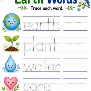 Erdpflegehelfer | Earth Day Arbeitsblätter | Druckbare PDF | Digitaler Download Bild 6