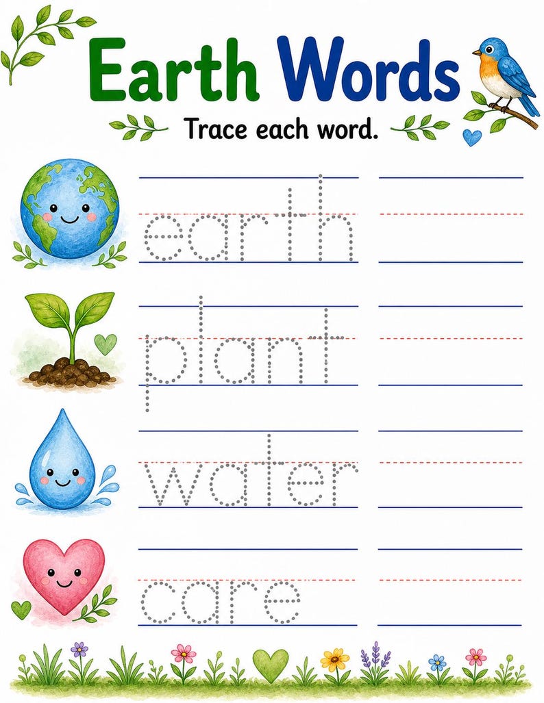 Erdpflegehelfer | Earth Day Arbeitsblätter | Druckbare PDF | Digitaler Download Bild 6