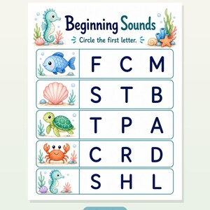 Seahorse Letter Trails | Letter Tracing Worksheets | Printable PDF | Digital Download image 8