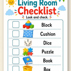 Cushion Game Corner Pages | Living Room Game Pages | Printable PDF | Digital Download image 9