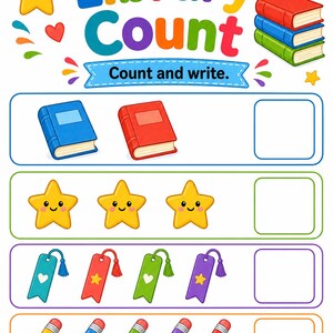 Library Day Activity Pages | Library Activities for Kids | Printable PDF | Digital Download image 5