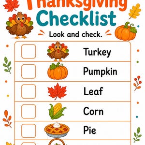 Thankful Turkey Activity Pages | Thanksgiving Activity Sheets | Printable PDF | Digital Download image 4