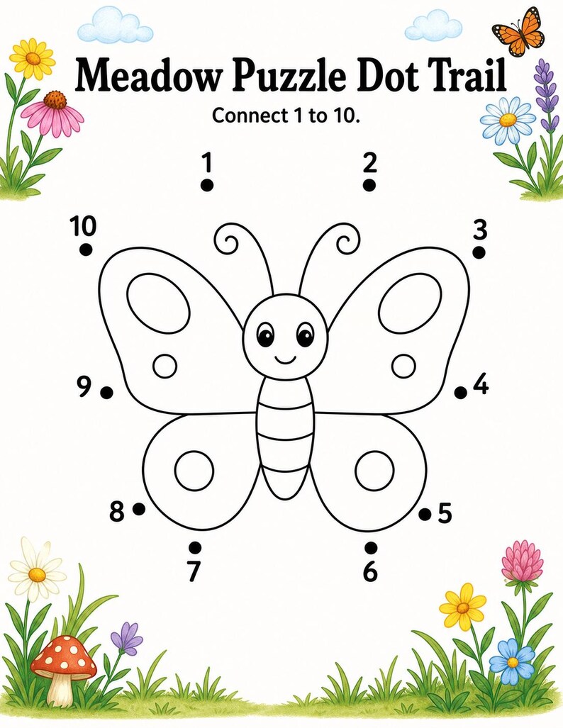 Hidden Picture Meadow | Hidden Object Worksheets | Printable PDF | Digital Download image 5