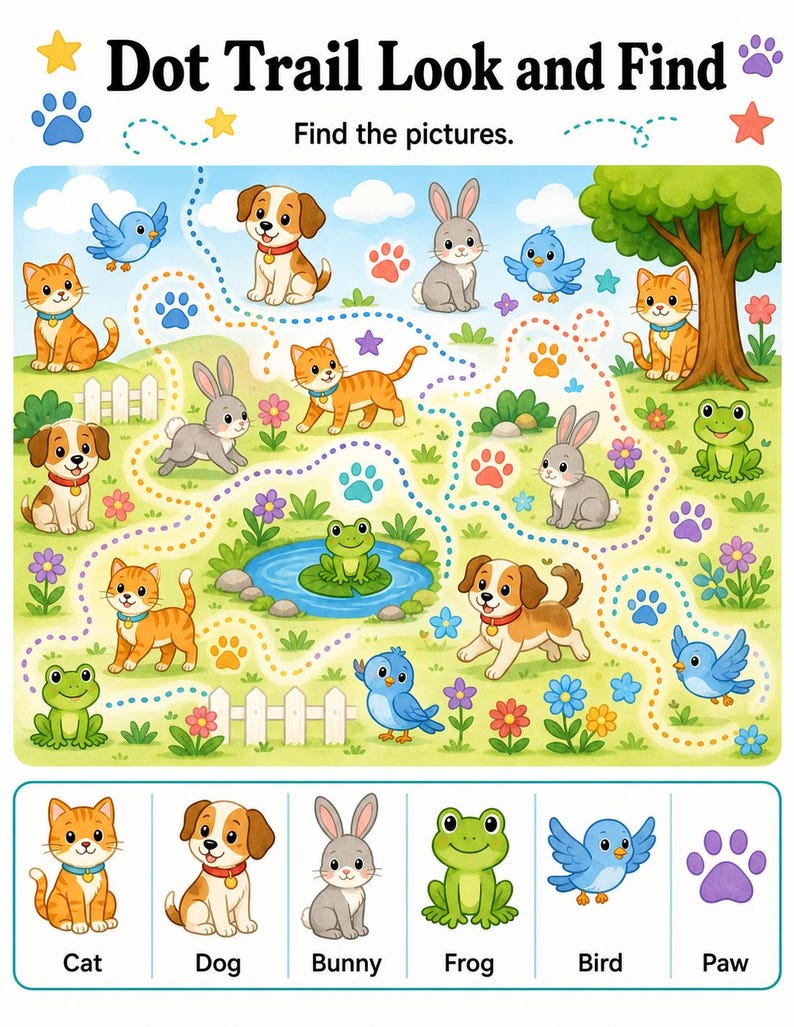 Animal Search Pages | Animal Activity Pages | Printable PDF | Digital Download image 4