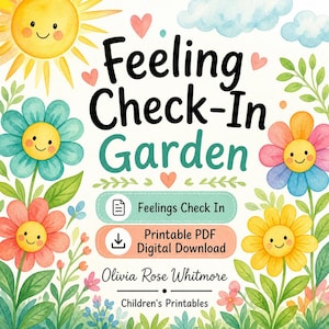 Giardino del Controllo delle Emozioni / Controllo delle Emozioni / PDF stampabile / Download digitale immagine 1