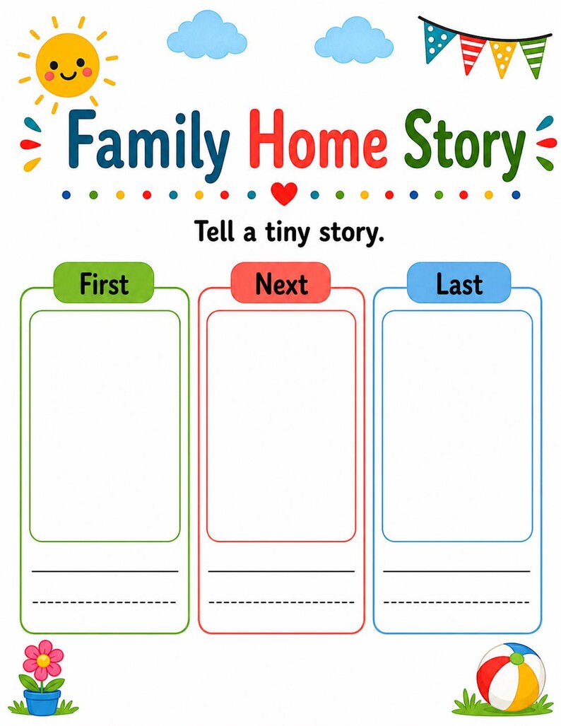 Family Home Summer Pages | Family Summer Activities at Home | Printable PDF | Digital Download image 7