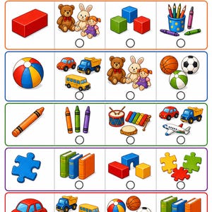 Spazio giochi per la risoluzione dei problemi / Schede di lavoro per la risoluzione dei problemi / PDF stampabile / Download digitale immagine 4