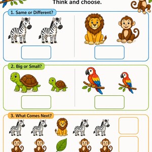 Look And Find Zoo Pages | I Spy Printable | Printable PDF | Digital Download image 7