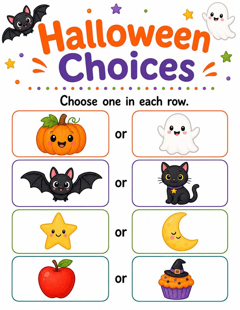 Pagine di attività per la Notte delle Zucche / Fogli di attività di Halloween / PDF stampabile / Download digitale immagine 6