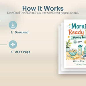 Morgen Bereiter Weg | Morgen-Routine-Diagramm | Druckbare PDF | Digitaler Download Bild 8