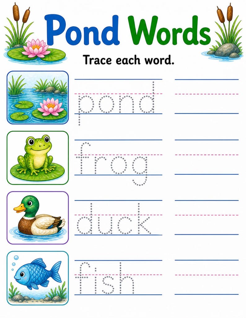 Pond Life Explorer | Pond Life Worksheets | Printable PDF | Digital Download image 6