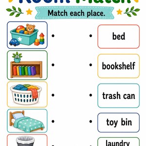 Bedroom Tidy Steps | Clean Up Checklist | Printable PDF | Digital Download image 5