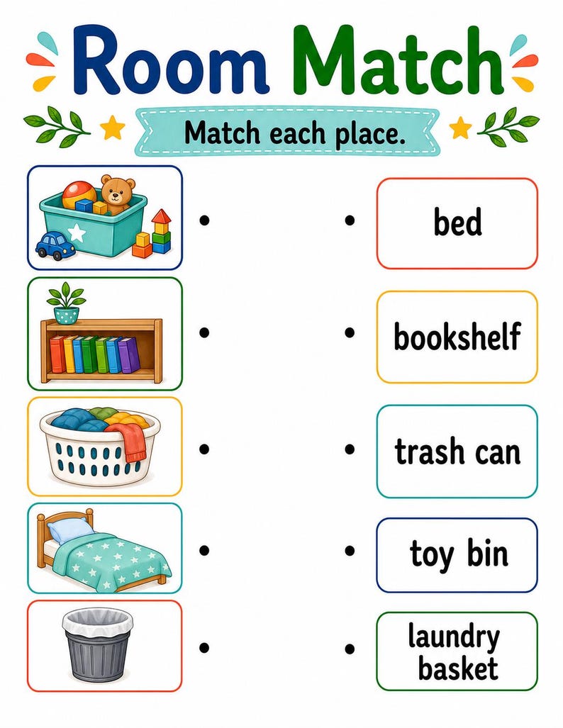 Bedroom Tidy Steps | Clean Up Checklist | Printable PDF | Digital Download image 5