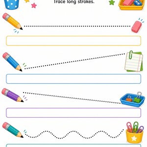 Pencil Control Workshop | Pencil Control Worksheets | Printable PDF | Digital Download image 4