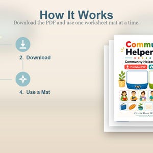 Classificação de Profissões da Comunidade | Folhas de Atividades sobre Profissões da Comunidade | PDF para Imprimir | Download Digital imagem 8
