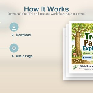 Explorateur de parties d'arbre | Feuille de travail Parties d'un arbre | PDF imprimable | Téléchargement numérique image 8