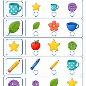 Object Constancy Studio | Object Constancy Worksheets | Printable PDF | Digital Download image 3