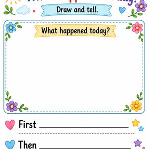 Tagebuch über Gefühle | Gefühle Journal für Kinder | Druckbare PDF | Digitaler Download Bild 5