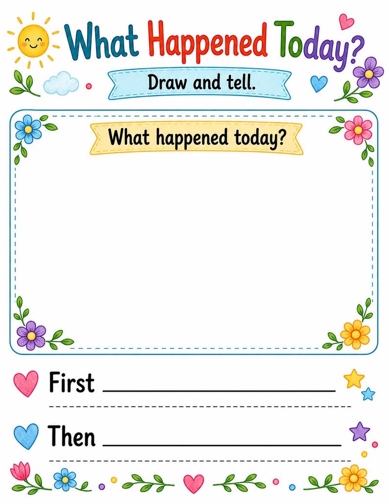 Tagebuch über Gefühle | Gefühle Journal für Kinder | Druckbare PDF | Digitaler Download Bild 5