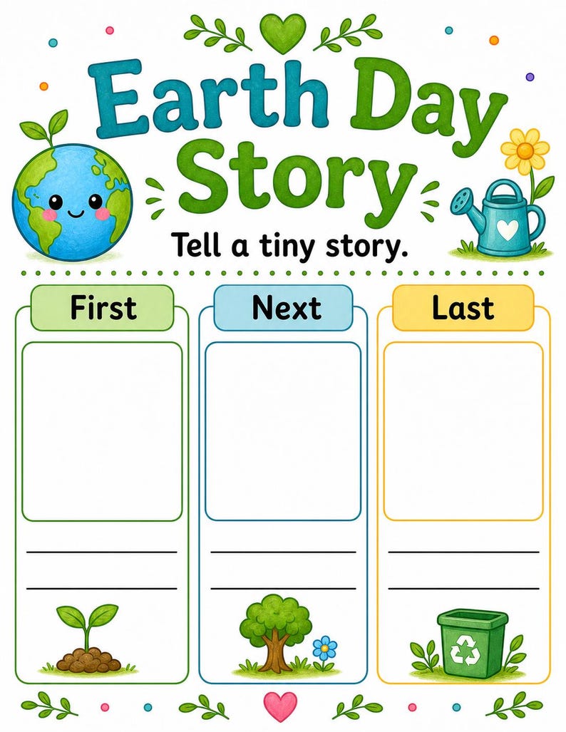 Earth Day Helper Activity Pages | Earth Day Activity Sheets | Printable PDF | Digital Download image 7