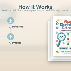 Detective visuele discriminatie | Werkbladen visuele discriminatie | Afdrukbare pdf | Digitale download afbeelding 8