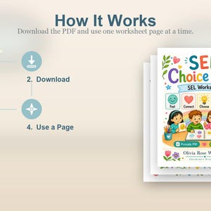 SEL Choice Pages | SEL Worksheets | Printable PDF | Digital Download image 8