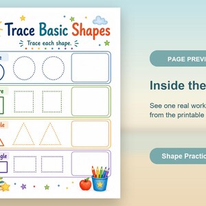 Sunny Shape Builders | Vormwerkbladen | Afdrukbare pdf | Digitale download afbeelding 10