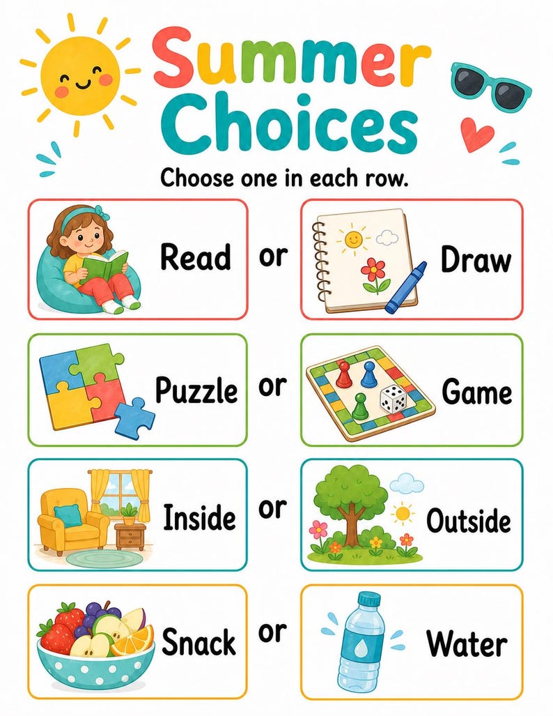 Summer Break Busy Pages | Summer Break Activities for Kids | Printable PDF | Digital Download image 6