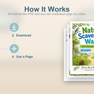 Paseo por la naturaleza / Búsqueda del tesoro en la naturaleza para niños / PDF imprimible / Descarga digital imagen 8