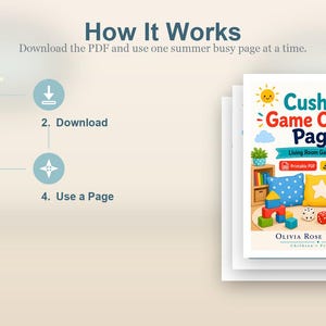 Cushion Game Corner Pages | Living Room Game Pages | Printable PDF | Digital Download image 8