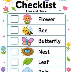 Activiteitenpagina's lentetuin | Activiteitsbladen lente | Afdrukbare pdf | Digitale download afbeelding 4