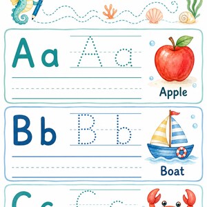 Seahorse Skill Path | Preschool Worksheets | Printable PDF | Digital Download image 3