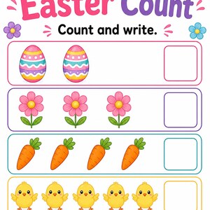 Bunny Frühlingsaktivitätsseiten | Ostern Aktivität Blätter | Druckbare PDF | Digitaler Download Bild 5