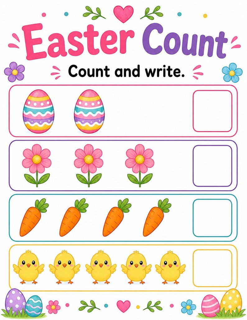 Bunny Frühlingsaktivitätsseiten | Ostern Aktivität Blätter | Druckbare PDF | Digitaler Download Bild 5
