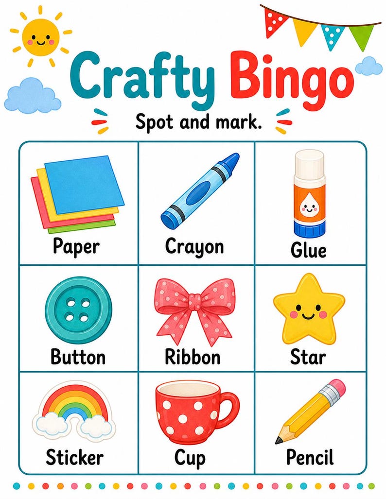 Crafty Sunshine Seiten | Crafty Nachmittag Aktivität Seiten | Druckbare PDF | Digitaler Download Bild 3