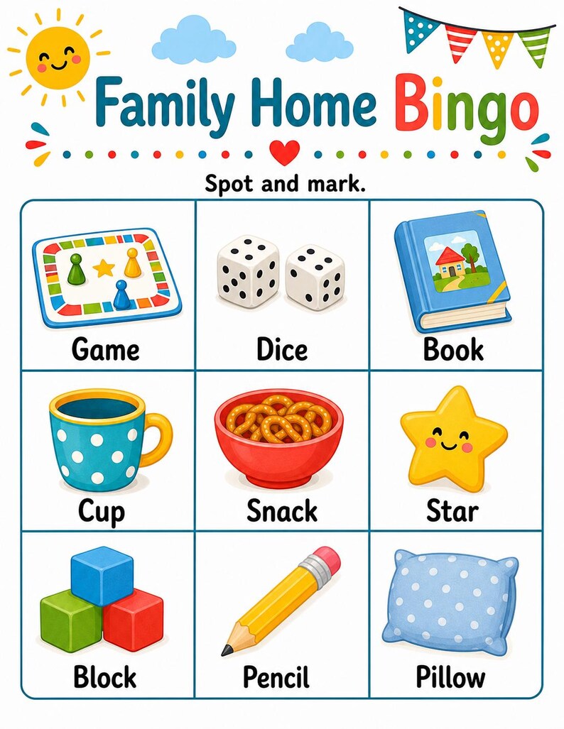 Family Home Summer Pages | Family Summer Activities at Home | Printable PDF | Digital Download image 3