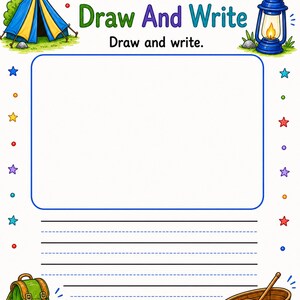 Draw Your Own Adventure | Adventure Writing Prompts | Printable PDF | Digital Download image 5