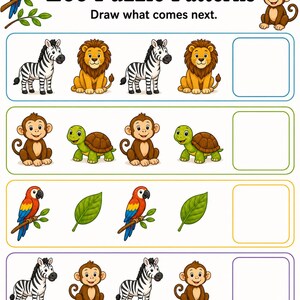 Look And Find Zoo Pages | I Spy Printable | Printable PDF | Digital Download image 6