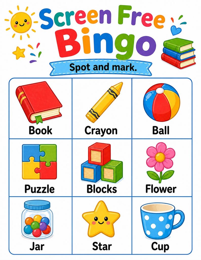 Screen Free Summer Pages | Screen Free Activities for Kids | Printable PDF | Digital Download image 3