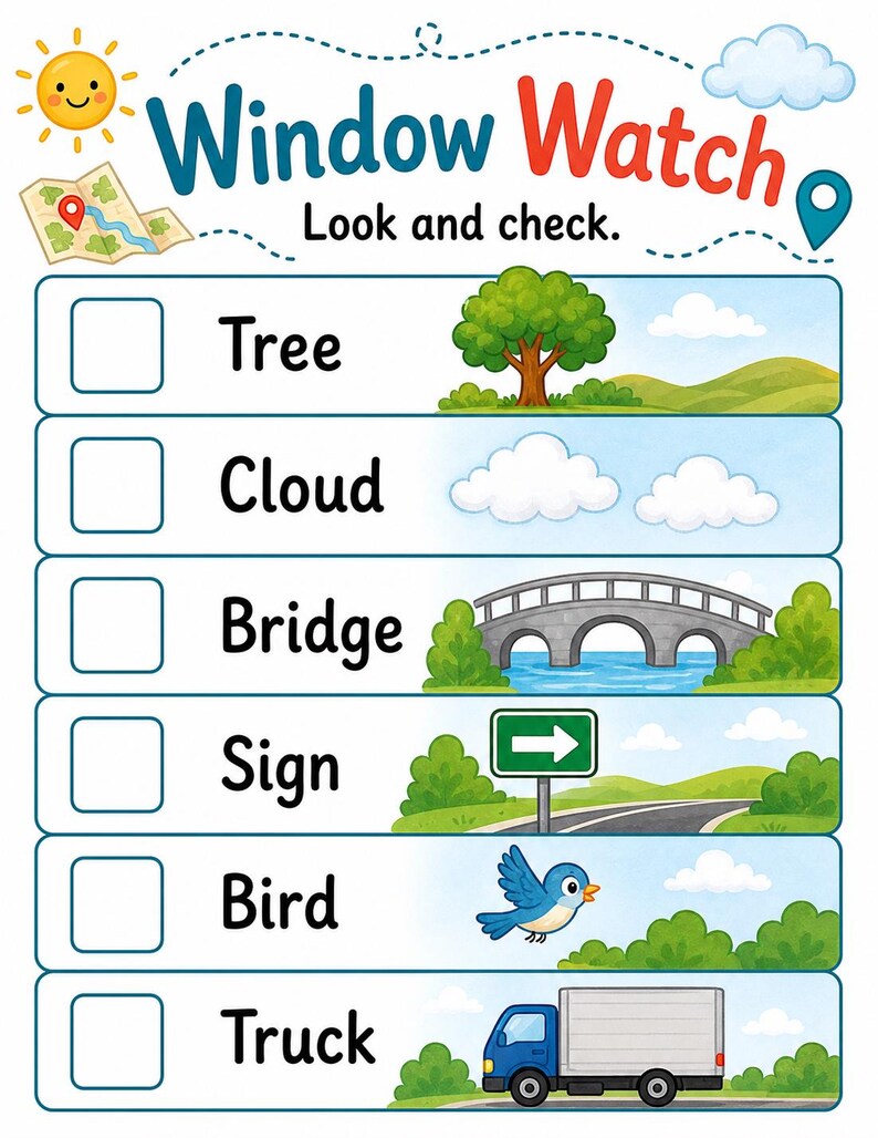 Pagine di attività a tema valigia / Attività di viaggio per bambini / PDF stampabile / Download digitale immagine 5