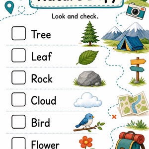 Camping Explorer Pages | Camping Activities for Kids | Printable PDF | Digital Download image 5