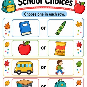 School Day Activity Pages | Back to School Activity Sheets | Printable PDF | Digital Download image 6